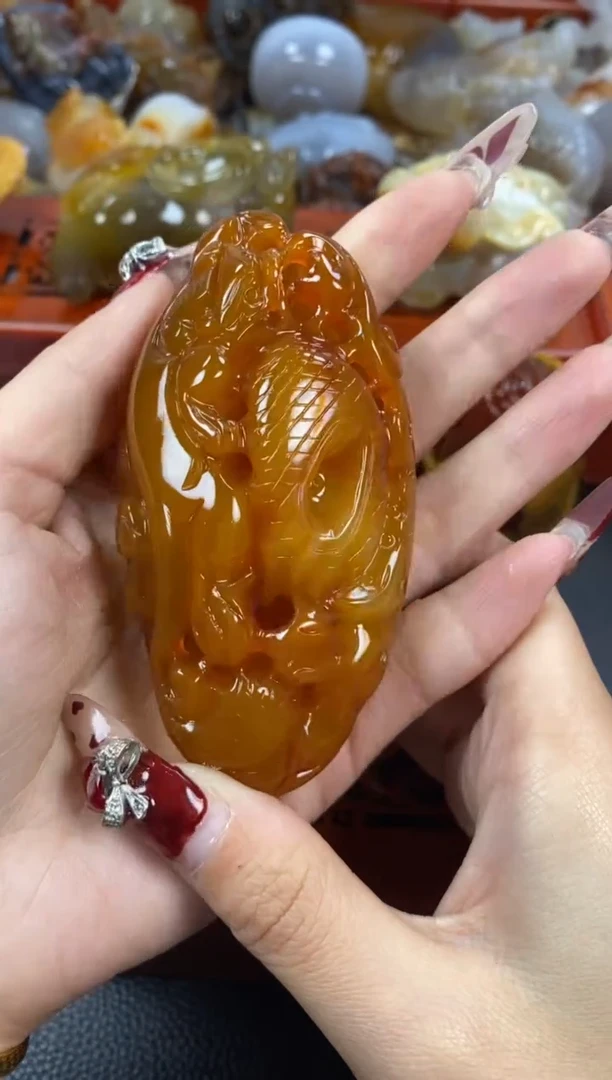 【闪购商品】玛瑙/玉髓手把未镶嵌1