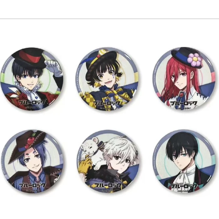 日谷 蓝锁马戏团吧唧 蓝色监狱盲盒徽章