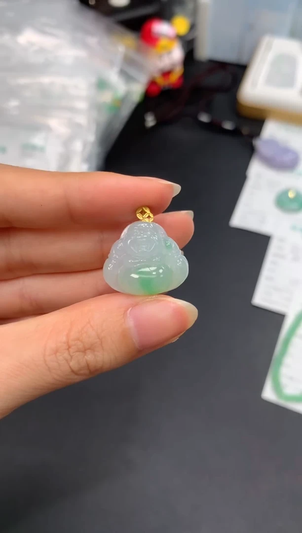 定制翡翠18K金镶嵌模式推广期48小时鉴赏期