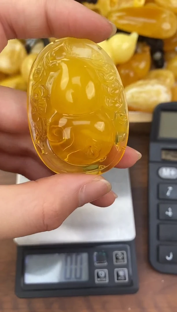 裸石琥珀未镶嵌天然琥珀蜜蜡