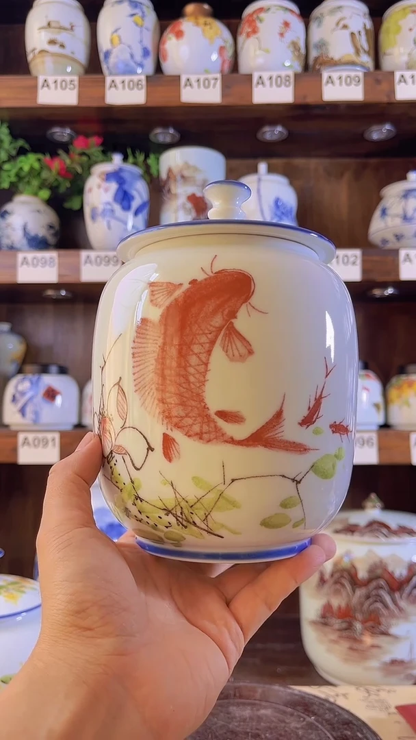 迎君陶瓷纯手工手绘12