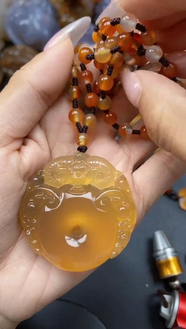 【闪购商品】玛瑙/玉髓颈饰合金ll