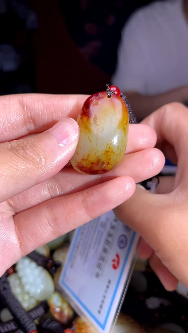 和田玉未镶嵌挂件1