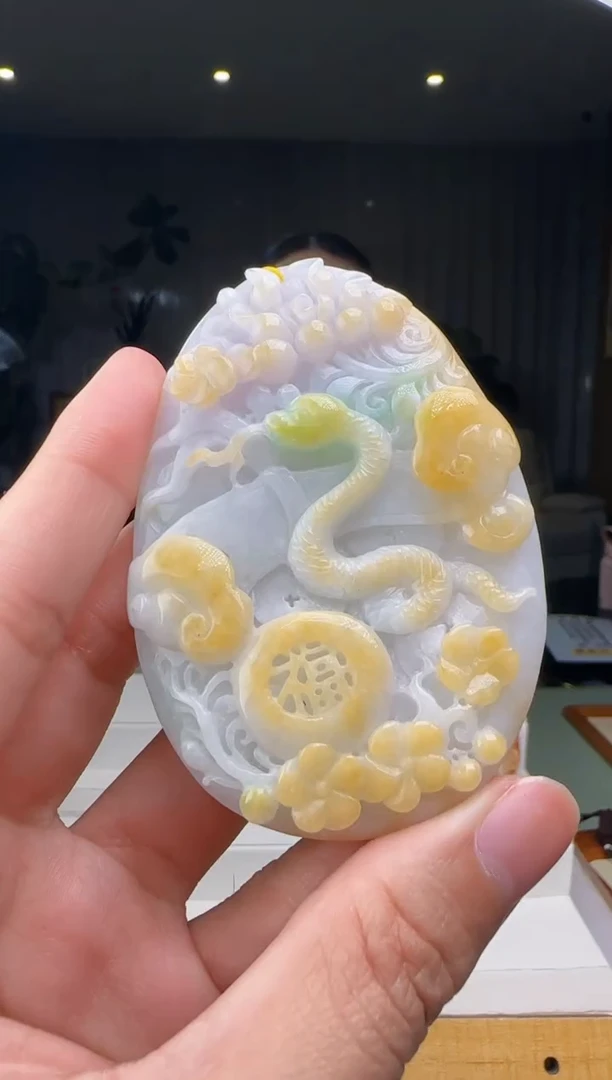 【闪购商品】翡翠吊坠(不含链)未镶嵌XM@@960Q3J15320