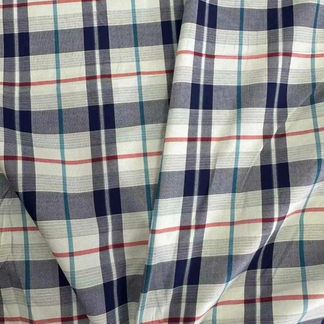BRB格纹 棉面料格纹衬衫连衣裙服装布料 幅宽140CM