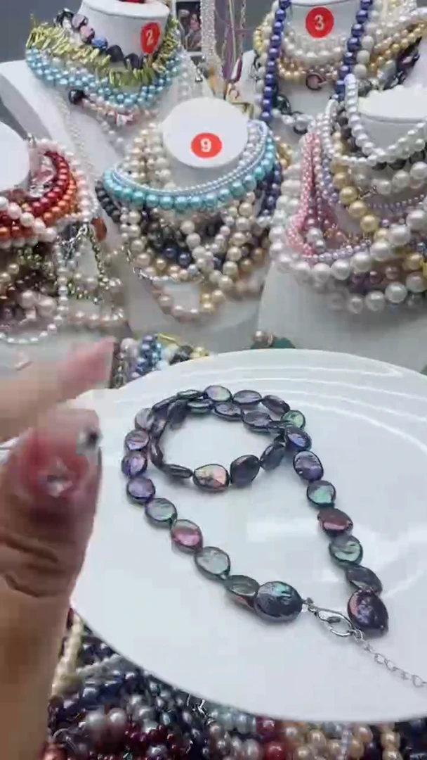 淡水珍珠未镶嵌颈饰1