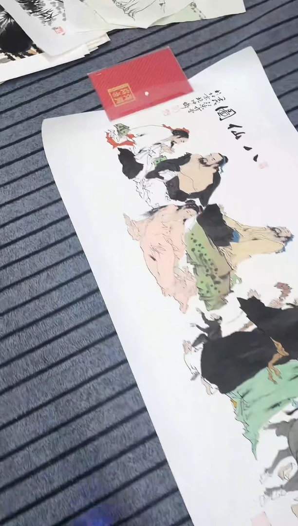 精品国画人物作品