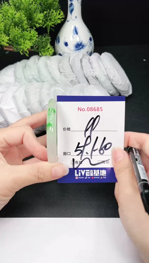 未镶嵌手镯翡翠8685