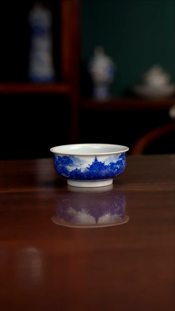 自成堂柴窑 蓬莱仙境图