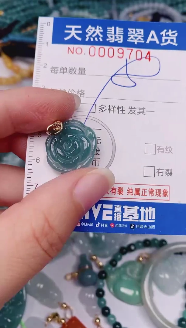 颈饰未镶嵌翡翠00009704