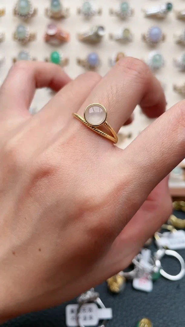 【闪购商品】翡翠戒指银S925镶嵌1111