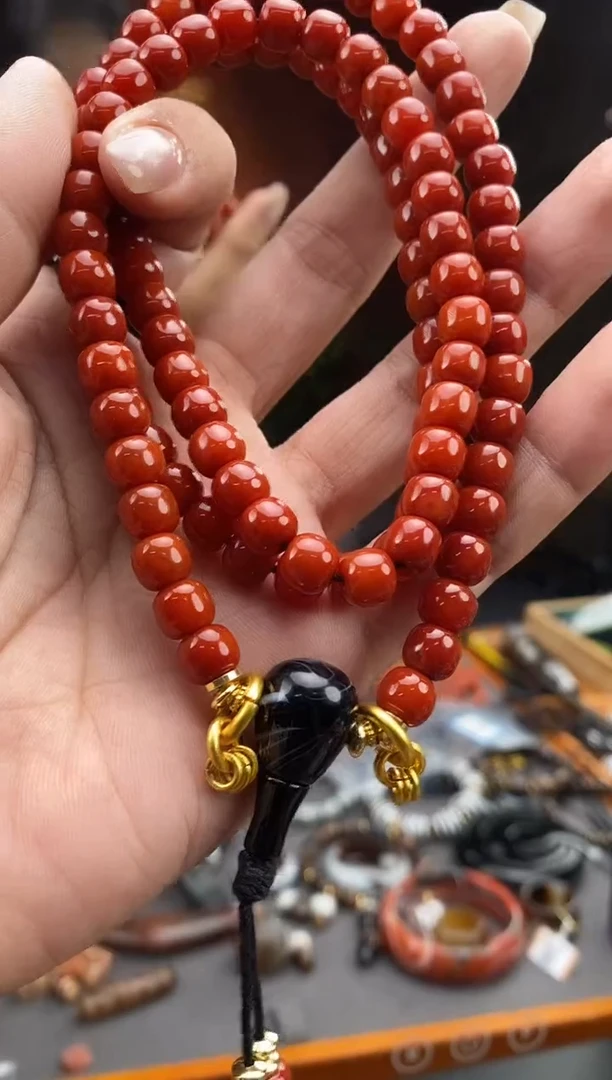 玛瑙/玉髓颈饰未镶嵌-0916-263 Y多样性发