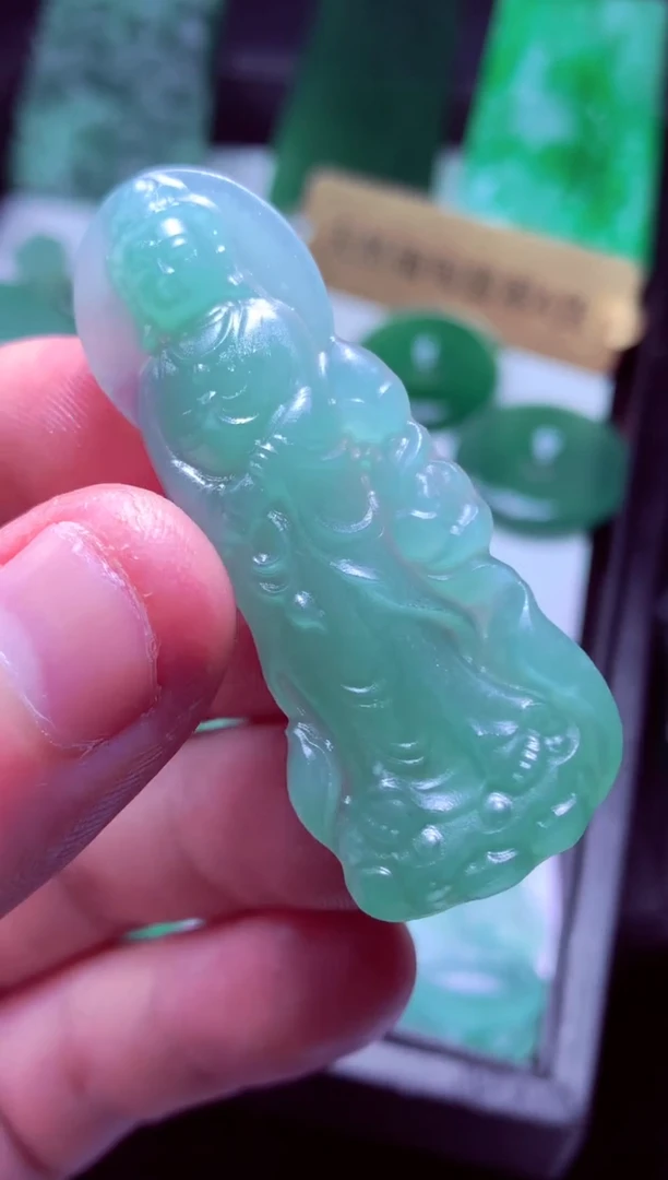 未镶嵌定制翡翠懂**我天然翡翠A货 官方基地发货