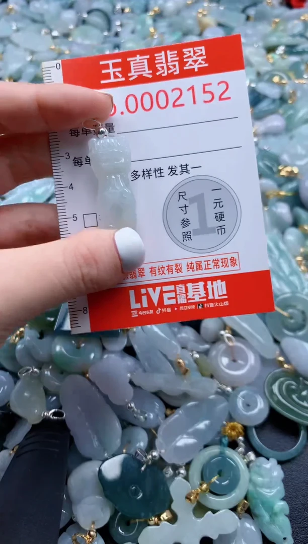 翡翠未镶嵌吊坠(不含链)2152