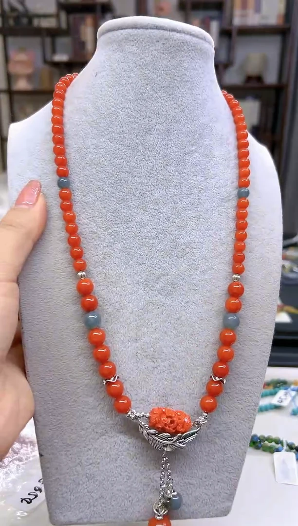 【闪购商品】南红玛瑙颈饰未镶嵌M636