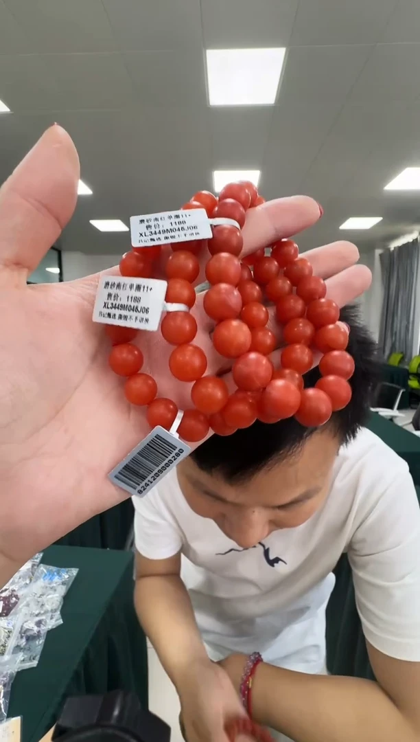 手链未镶嵌南红玛瑙XL3449 约11mm多样式发一件