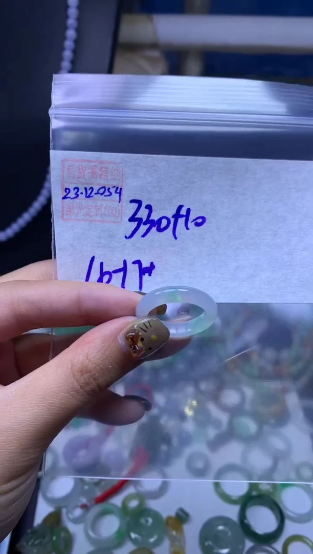 未镶嵌定制翡翠翡翠340元16#毛货需精细抛光054