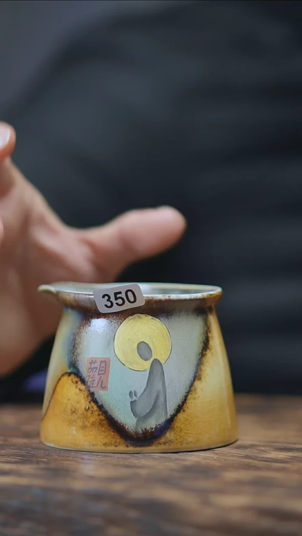 【闪购商品】350景德镇手绘无相佛公道杯