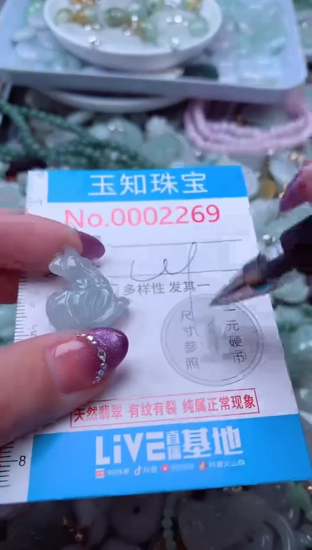 翡翠未镶嵌吊坠(不含链)2269