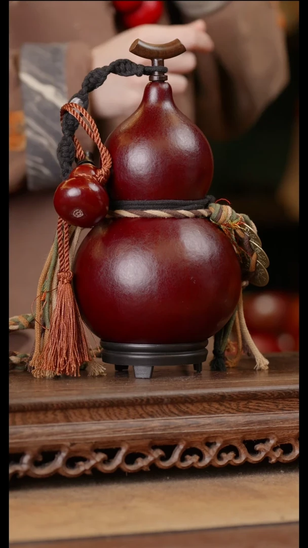 192号精品天然大漆酒葫芦一物一拍~