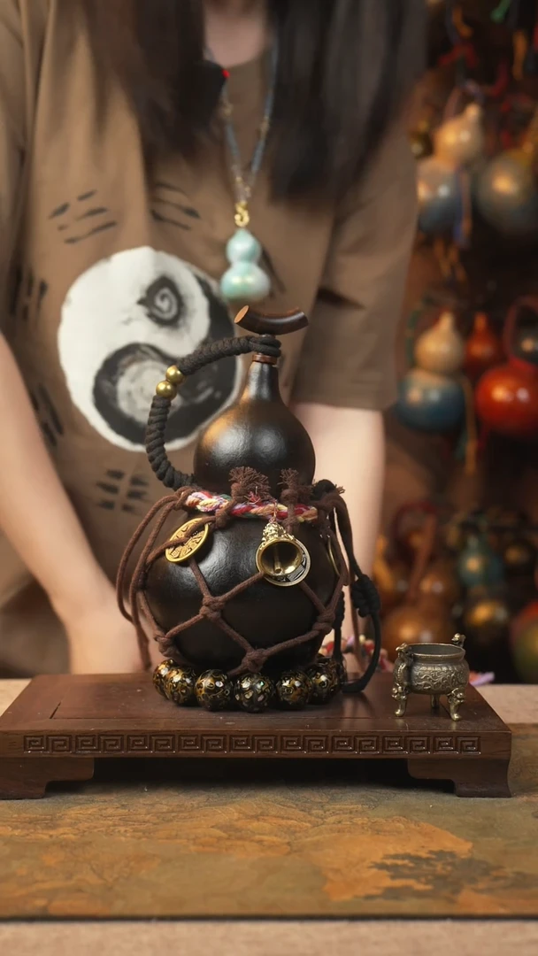 399大漆葫芦一物一拍记葫堂出品不带手串