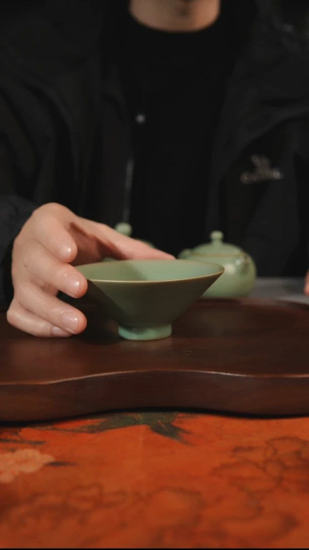 杯子瓷汝州原产地原矿仿古老釉q