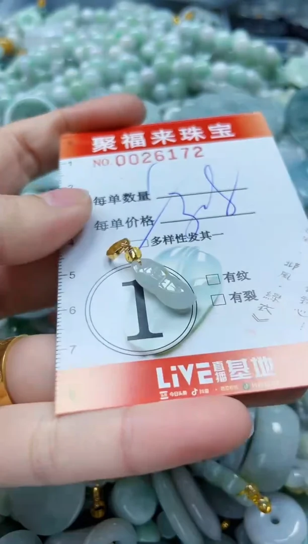 【闪购商品】翡翠颈饰未镶嵌闪购0026172多样性发其一