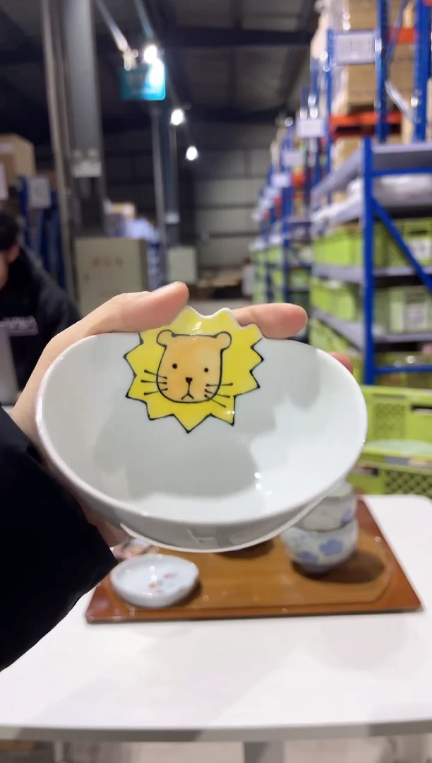瓷狮子饭碗狮子饭碗狮子饭碗