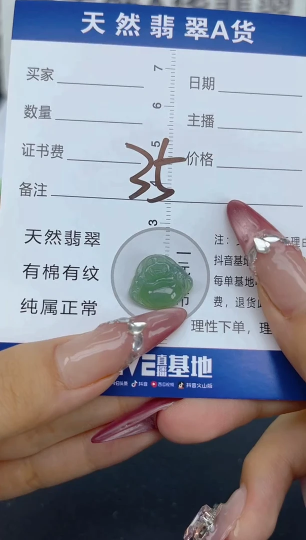 颈饰未镶嵌翡翠天然A货缅甸翡翠