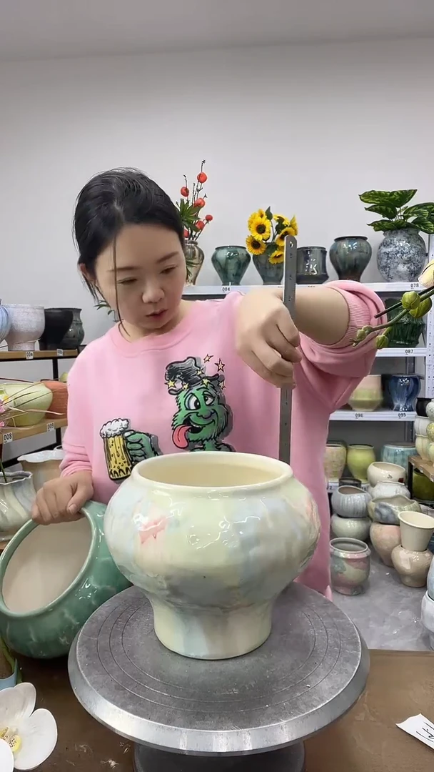 11.20陶瓷花盆直播链接高. 17     口15