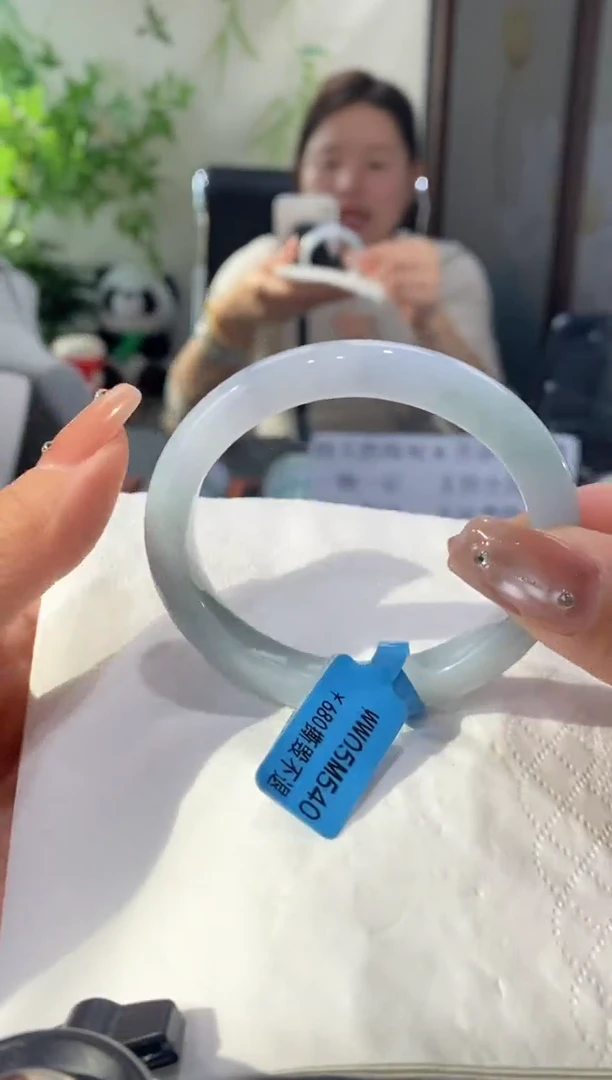 未镶嵌手镯（贵妃镯）翡翠圈口50-51