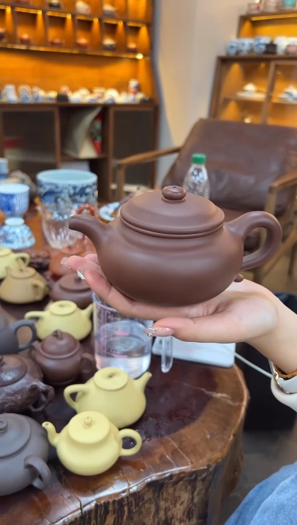 【闪购商品】紫砂茶壶【头哥手工壶】仿古底槽清