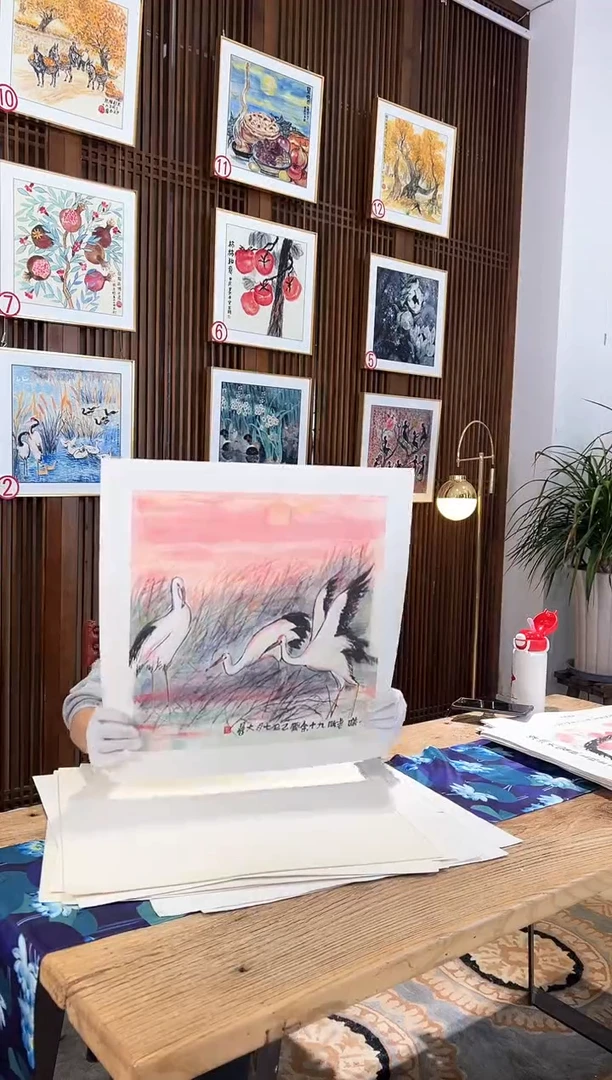 版画耿玉琨名章限量版画S