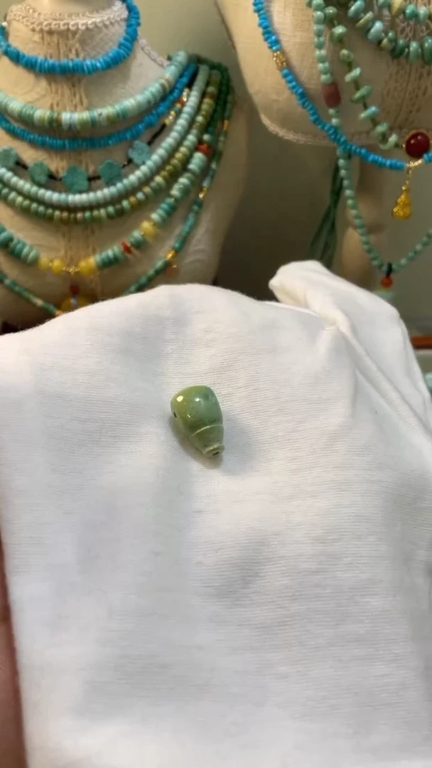 未镶嵌绿松石珠宝奇石14.5*8.6*8.3mm三通