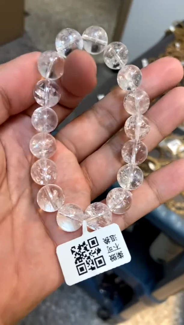 【闪购商品】水晶381-未镶嵌白阿赛12mm+