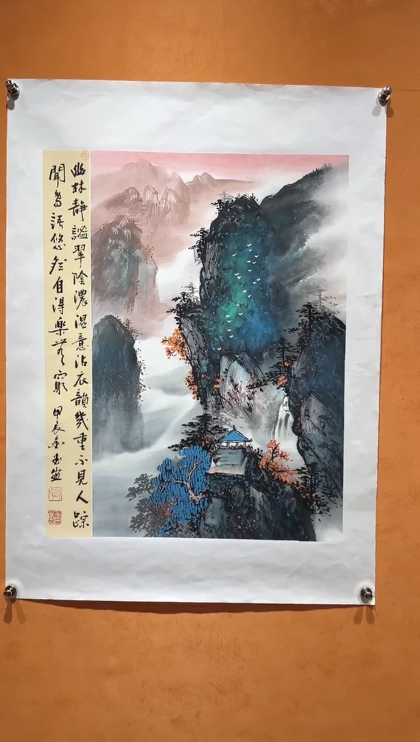 国画刘金玉老师亲笔手绘