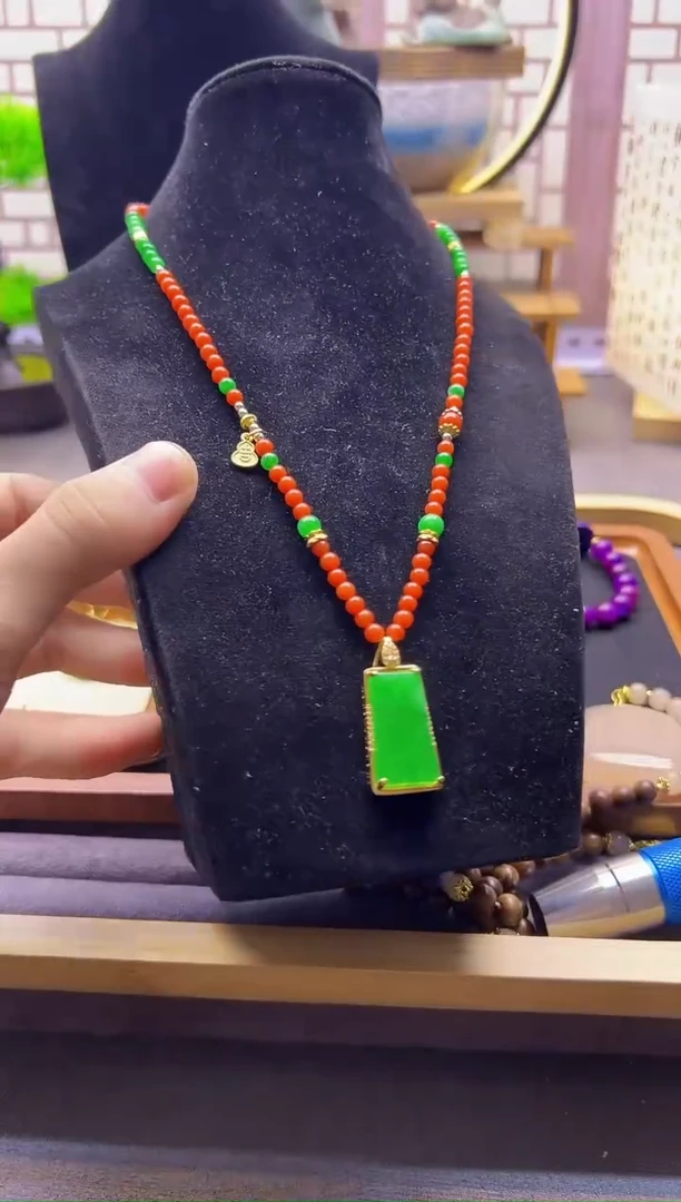 【闪购商品】翡翠颈饰14K金镶嵌X793