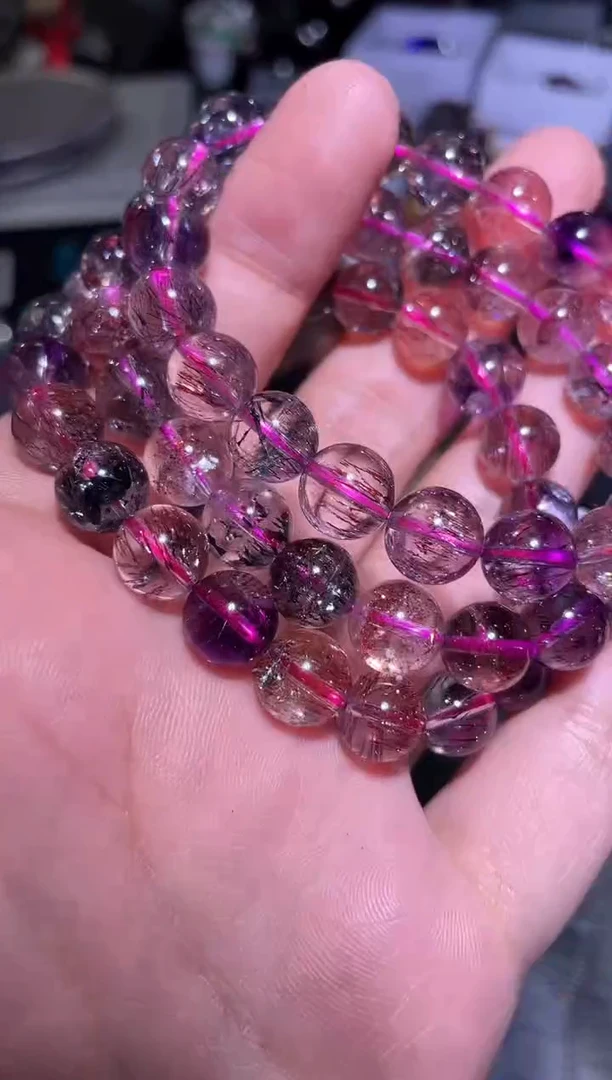 手链未镶嵌水晶超七单圈A9（多样性发其一）