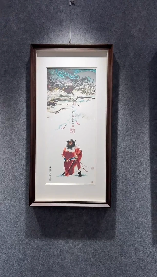 国画牛百川老师手绘孤品80x40（七天内发货）