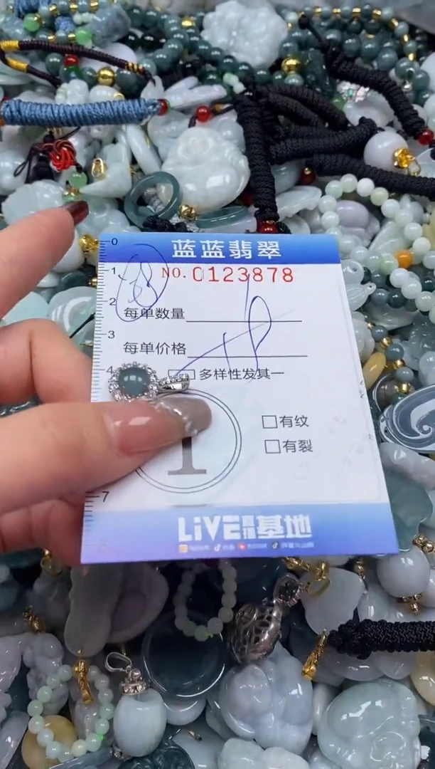 【闪购商品】翡翠颈饰未镶嵌闪购0123878多样性发其一