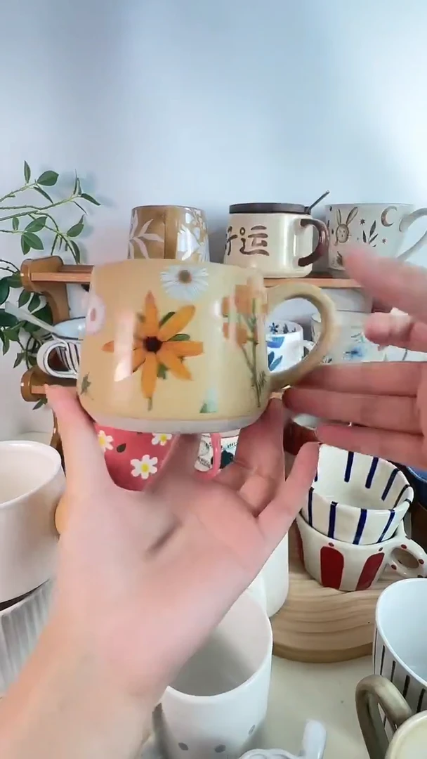 陶瓷无盖款雅菊