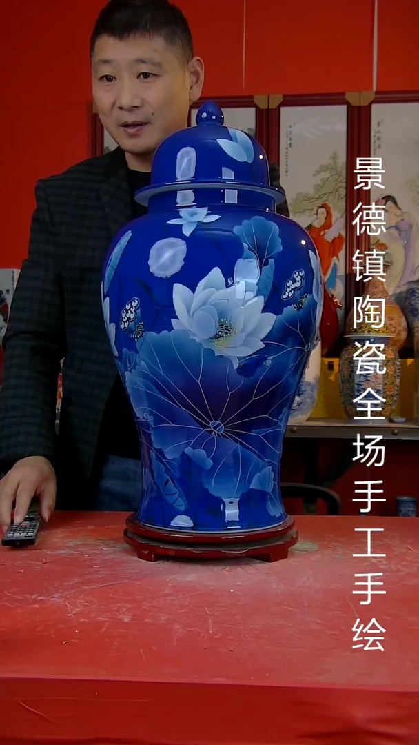 摆件景德镇陶瓷 全场手工手绘