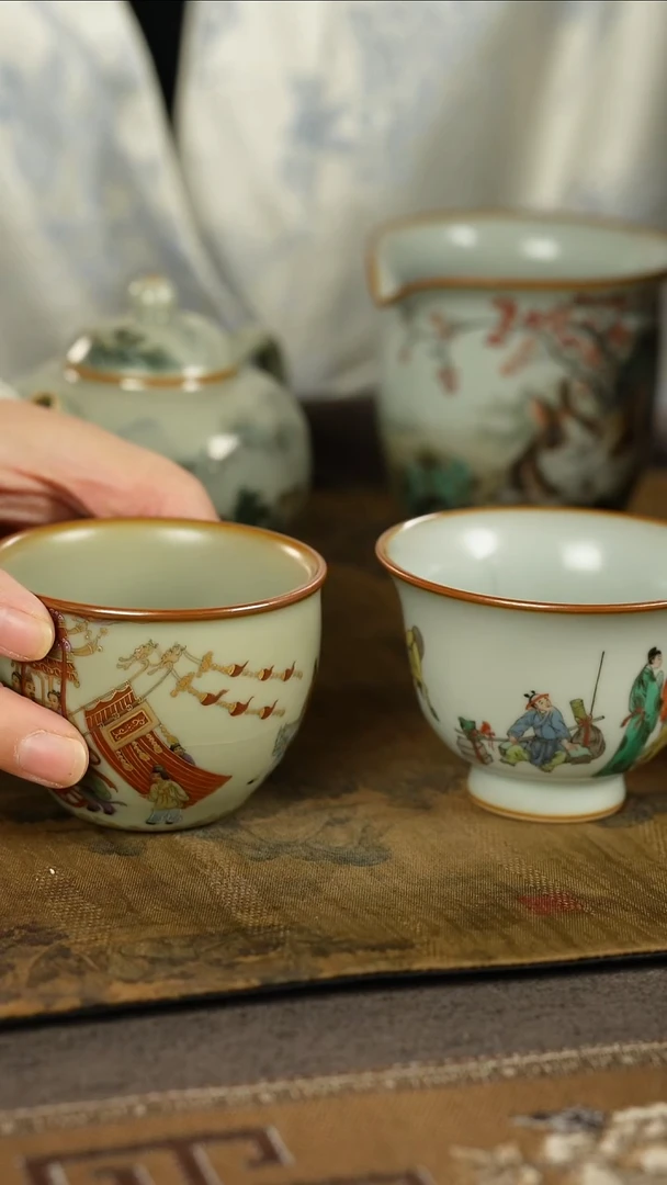 叮**、善窑厂汝窑主人杯