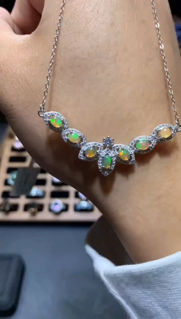 【闪购商品】欧泊颈饰未镶嵌G117【多样性发其一】