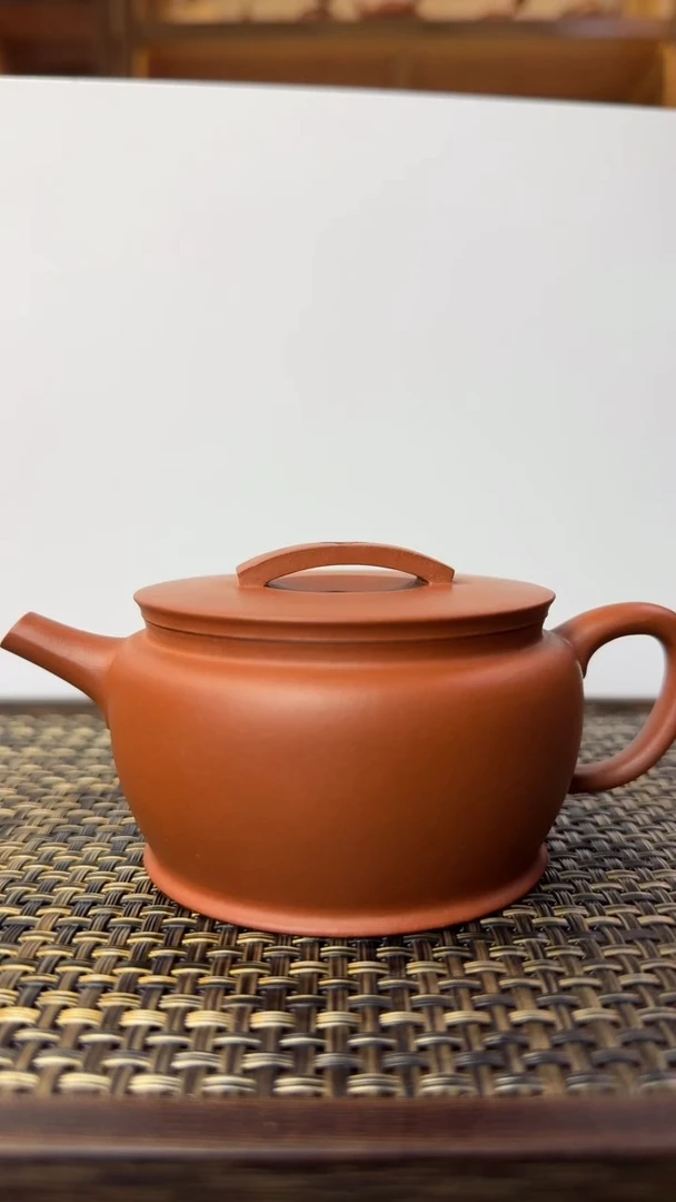 茶壶紫砂汉瓦红泥150毫升左右