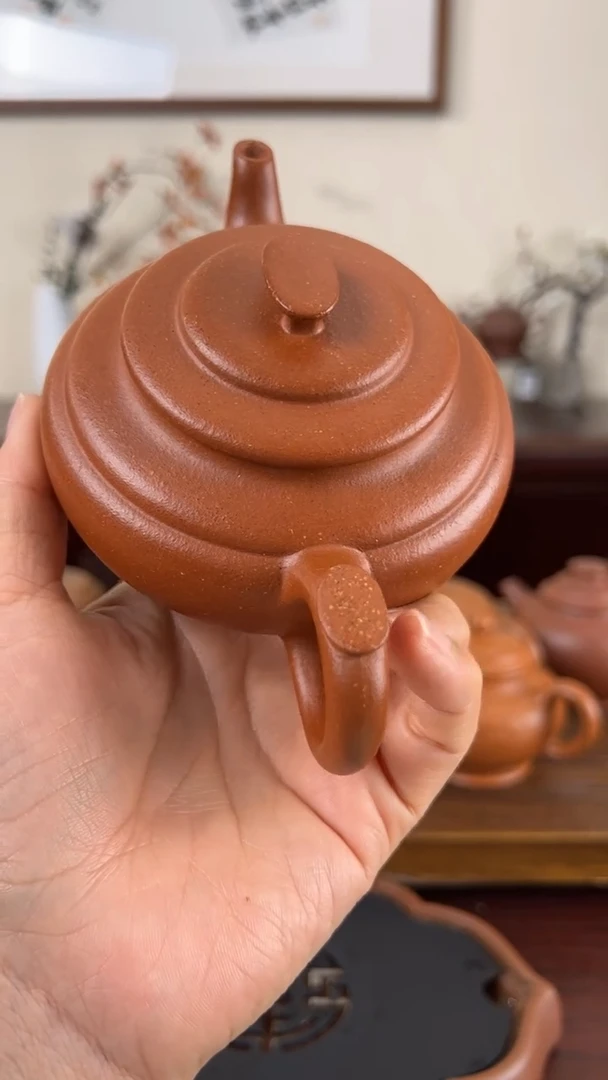 【闪购商品】紫砂茶壶红降坡上新桥壶240CC