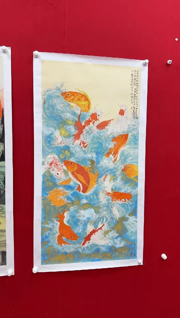 国画韩北辰8平尺国画作品