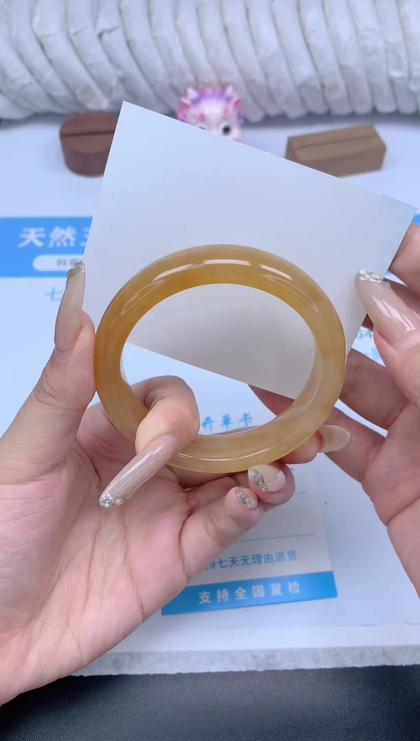 石英质玉手镯未镶嵌K144-57.5