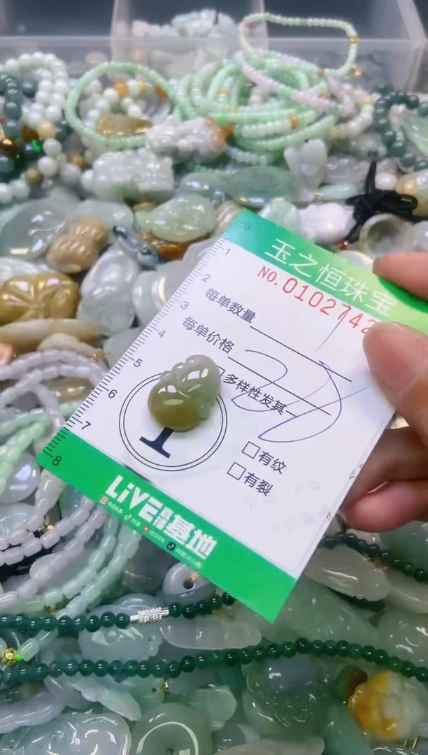 翡翠未镶嵌颈饰闪购0102742