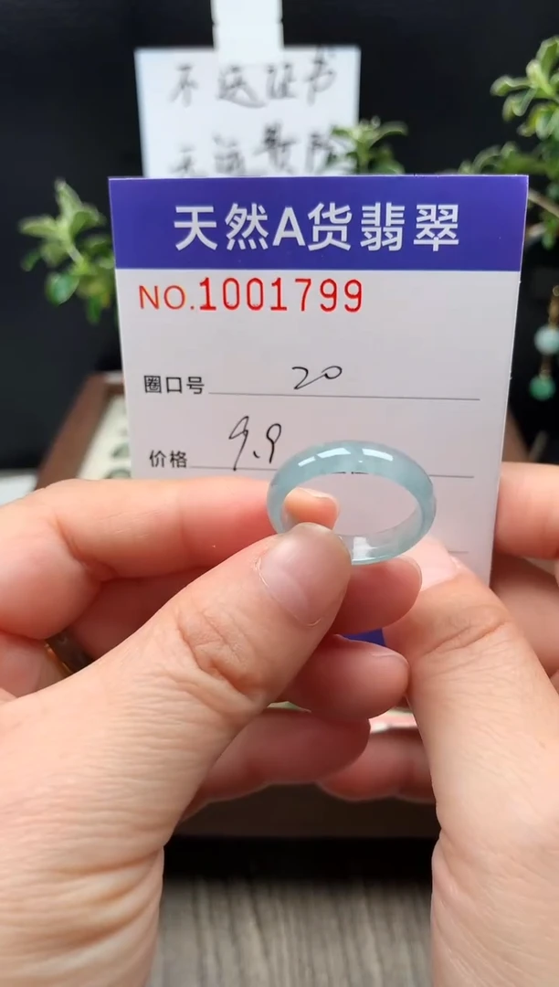 未镶嵌戒指翡翠20#